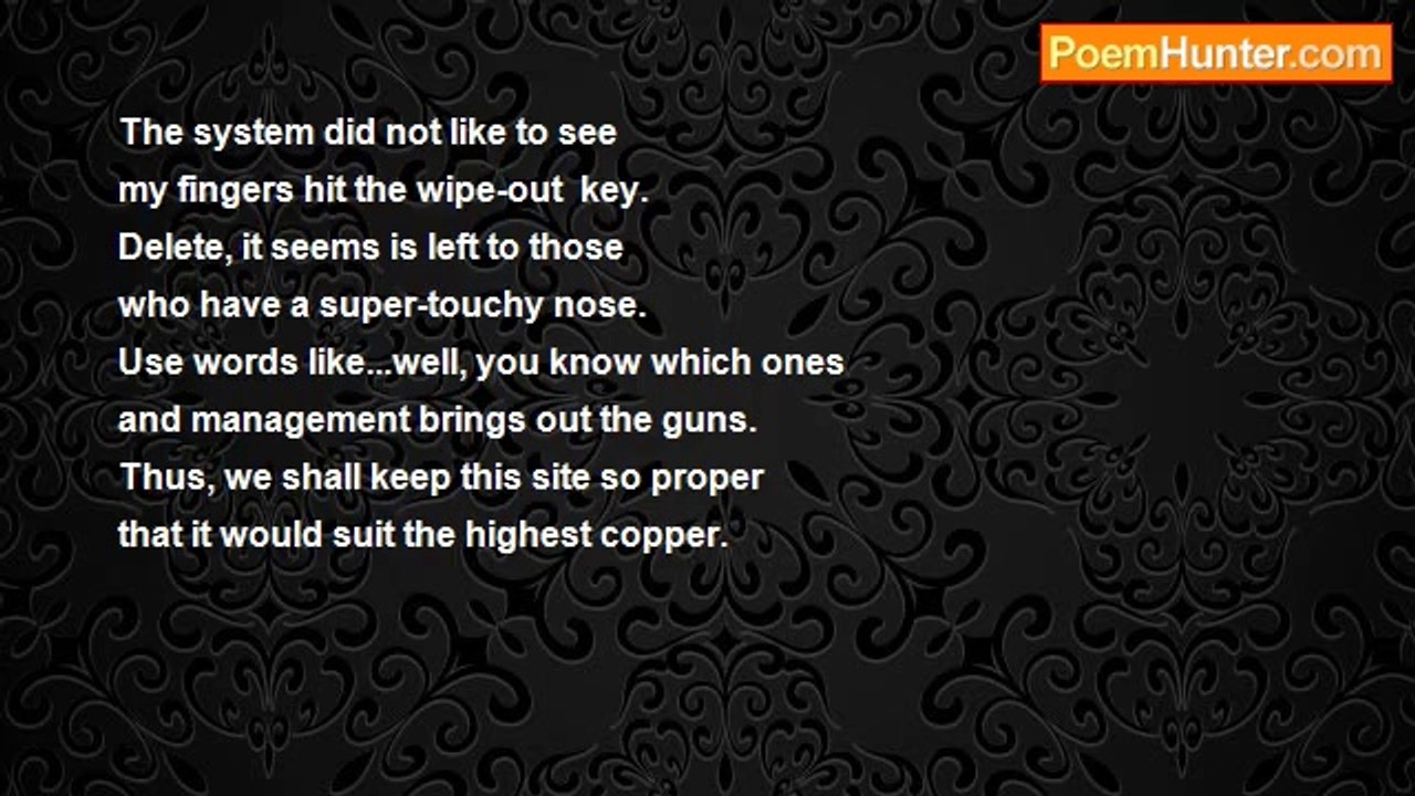 Herbert Nehrlich - Deleted Poem