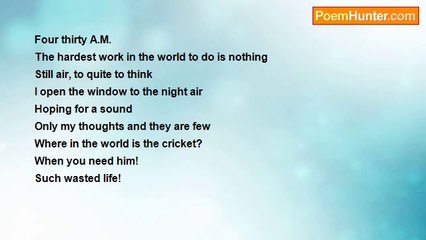 Barry A. Lanier - Insomniac