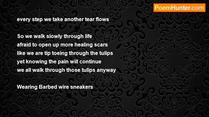 vincent armone - Barbed wired sneakers