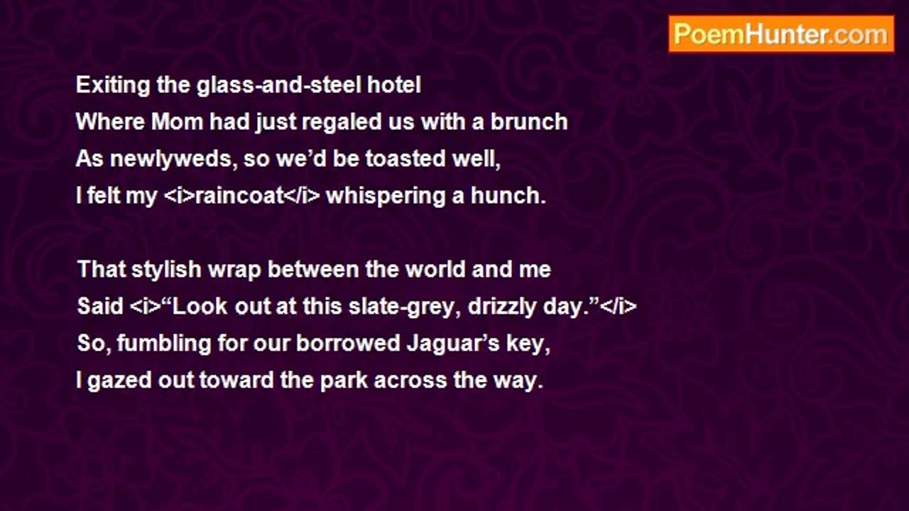 Max Reif - Sunday After Brunch (a sonnet)