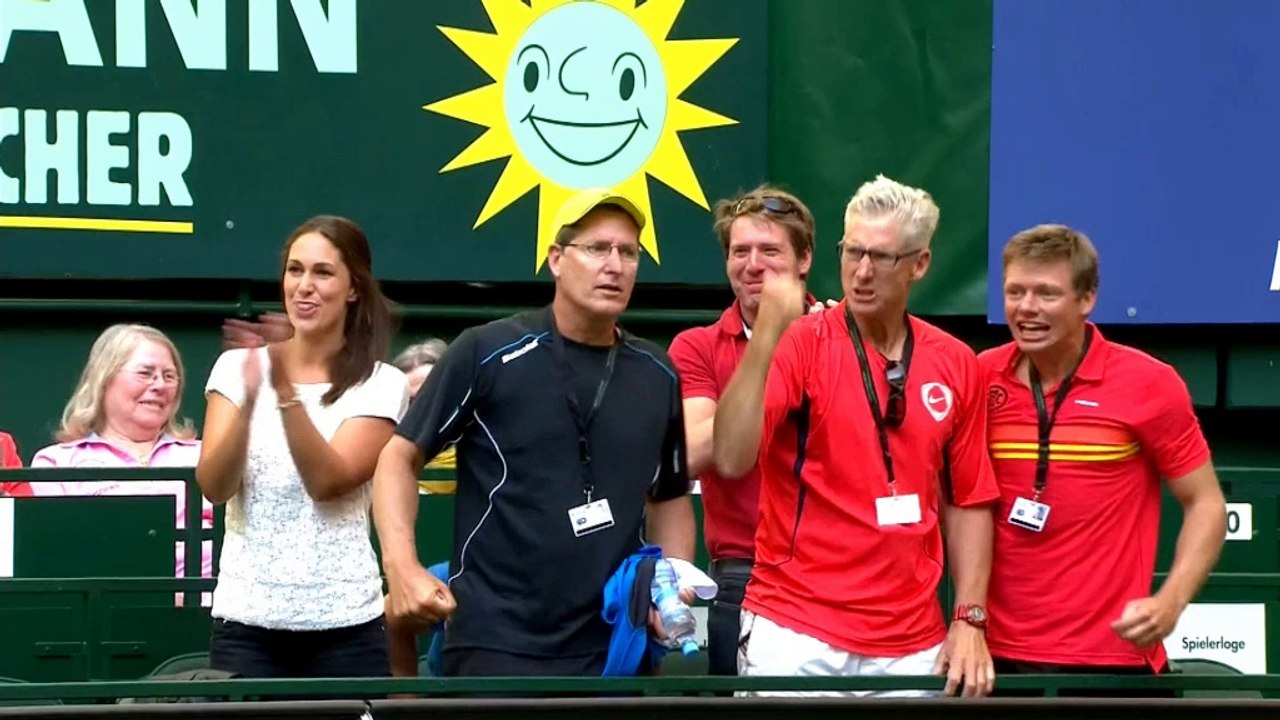 Halle - Nadal, victime des lobs de Brown