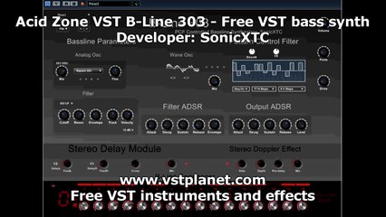 Synthesizer Software Free - Acid Zone VST B-Line 303