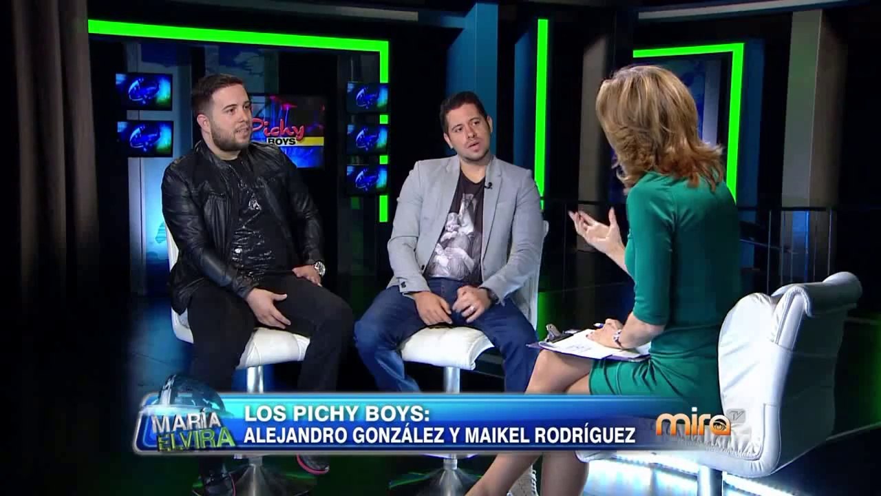 María Elvira Salazar entrevista a los Pichy Boys