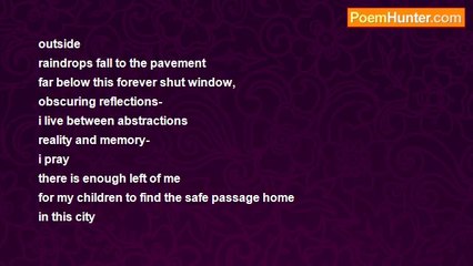 Amberlee Carter - of budding trees and pillars of concrete