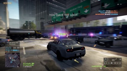 Battlefield Hardline Stealing the Loot (BETA)