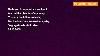 Rm.Shanmugam Chettiar. - The segregation