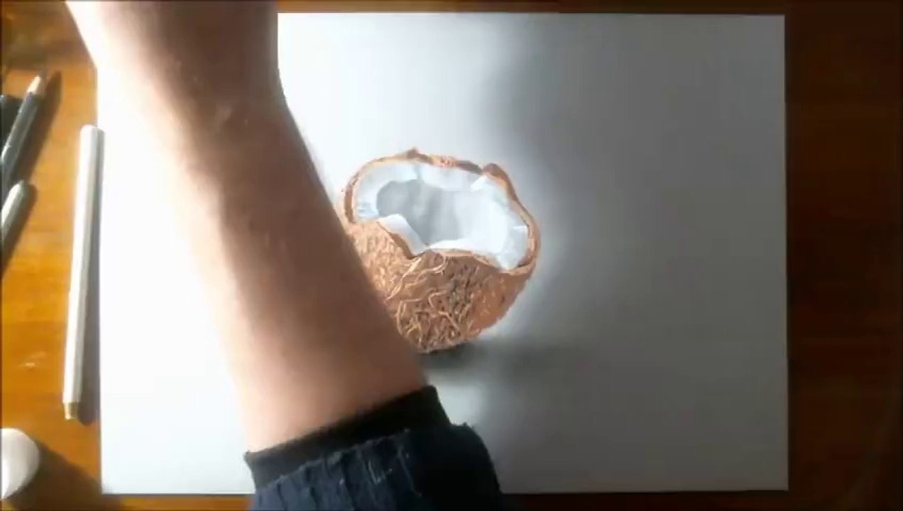 Amazing Drawing 3D - Coconut