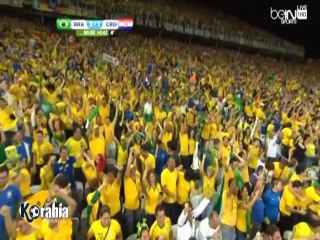 اوسكار يختتم ليلة الأفتتاح ويحرز الهدف الثالث للبرازيل في كرواتيا