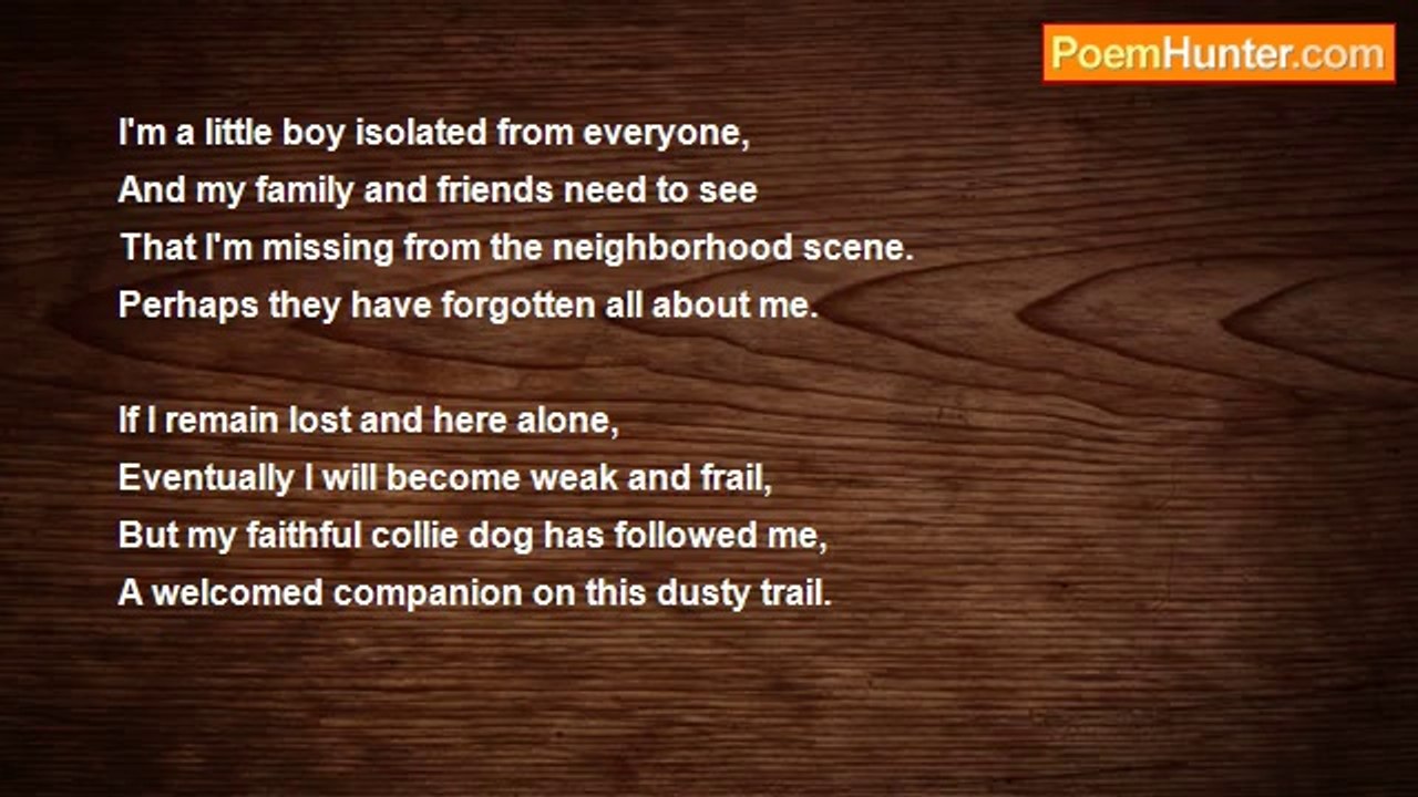 Joseph T. Renaldi - A Lost Boy And His Dog