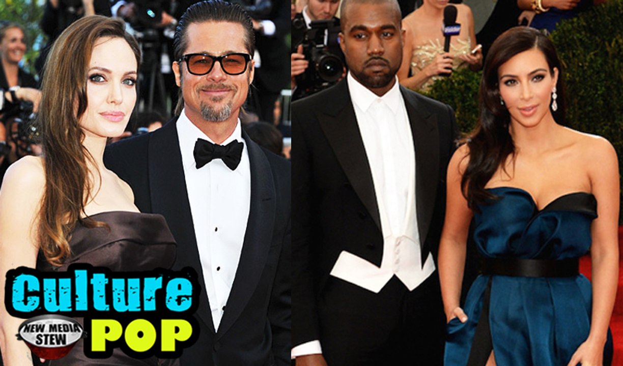 HOTTEST HOLLYWOOD COUPLES: Kim Kardashian & Kanye West, Angelina Jolie & Brad Pitt...Plus More - NMS Culture Pop #33A