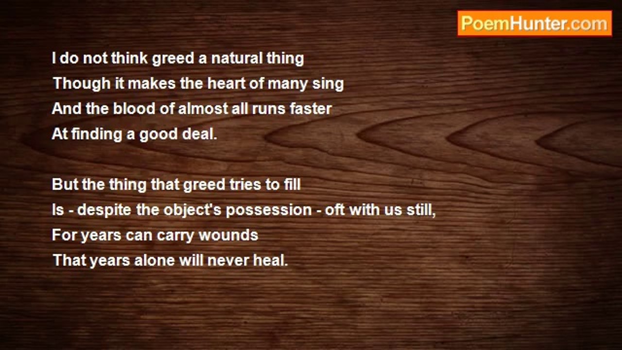 Bill Grace - Greed