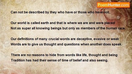 AHO Speaks - Giver Of Life