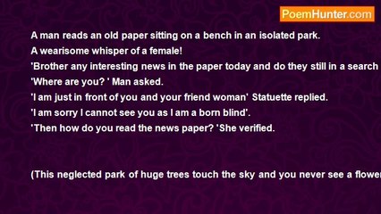 nimal dunuhinga - A Man and a Statuette