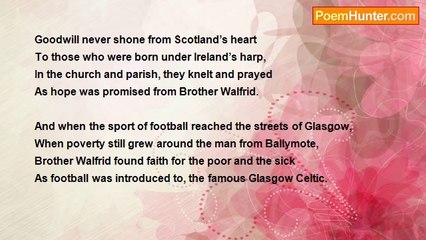 Daniel McDonagh - Brother Walfrid