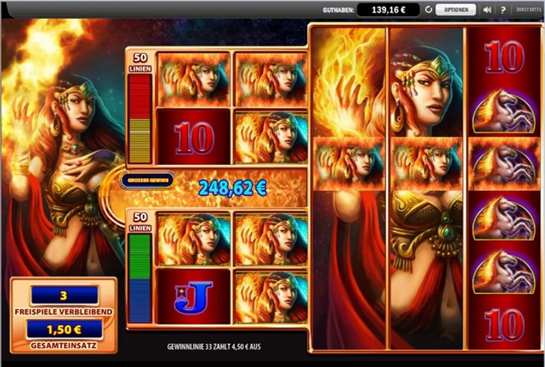 Fire Queen Slot Freespins Super Big Win 216x Bet