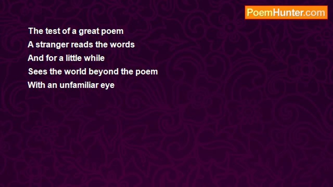 Stewart McKenzie - RTFM 24  Poetry Test