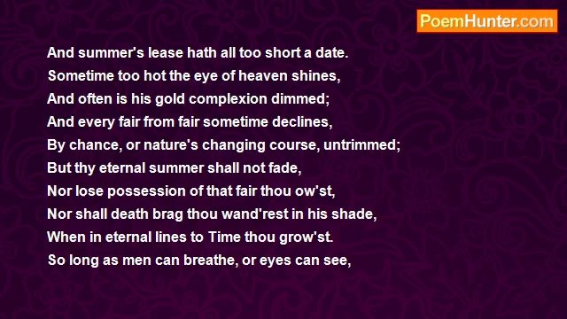 john tiong chunghoo - Haiku - Shall I compare thee to a summer's day?