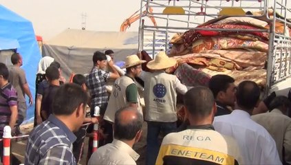 Tension à la porte d'Erbil au  Kurdistan