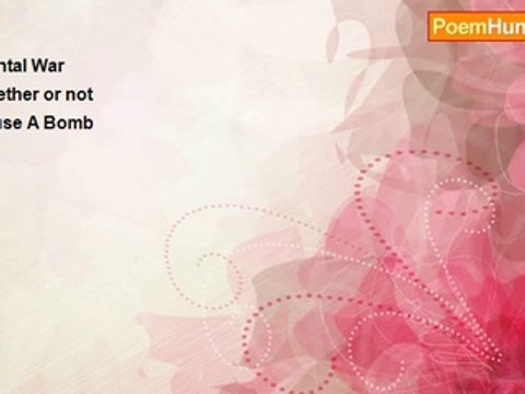 john tiong chunghoo - Haiku - Mental War