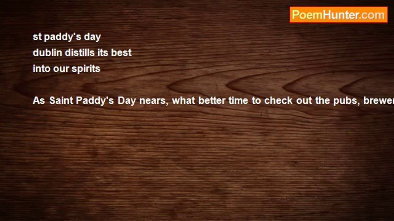 john tiong chunghoo - Travel Haiku - St Paddy's Day Ireland