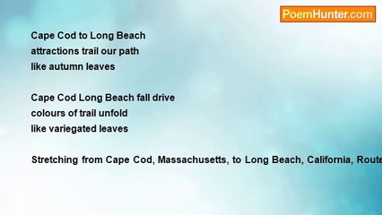 john tiong chunghoo - Travel Haiku - Route Six California (United States)