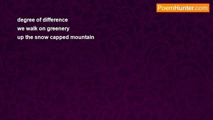 john tiong chunghoo - Haiku - degree of difference