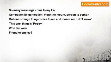 Nyein Way - Unknown Meaning Of My Life