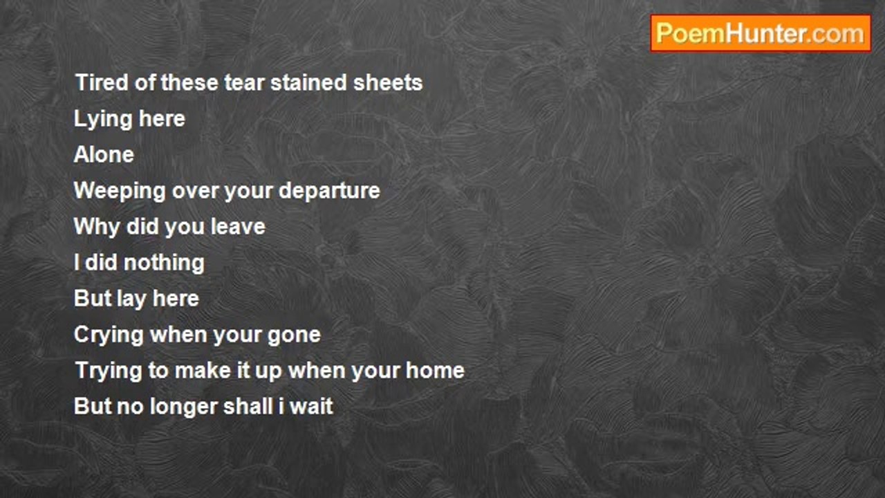 Patrick Harris - Tear Stained Sheets