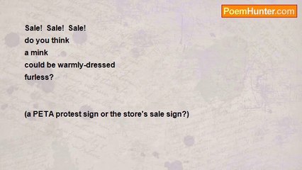 Chuck Audette - Sunday: Coat Sale