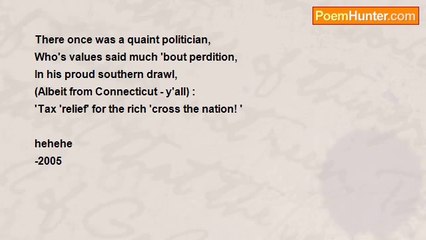 David Zvekic - The Politician From Connecticut [Limerick]