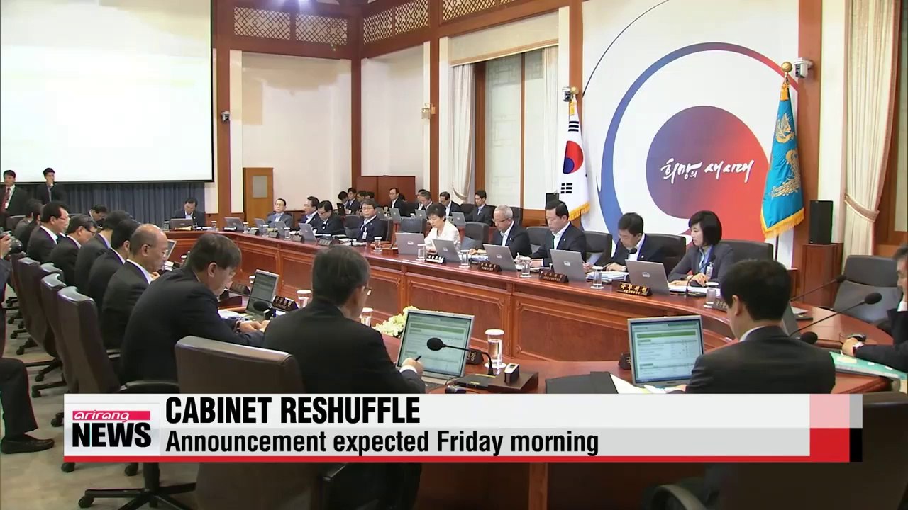 President Park expected to announce Cabinet res...