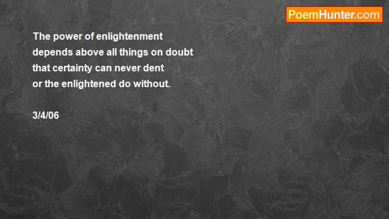 gershon hepner - enlightenment and doubt