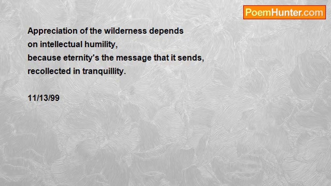 gershon hepner - Wilderness