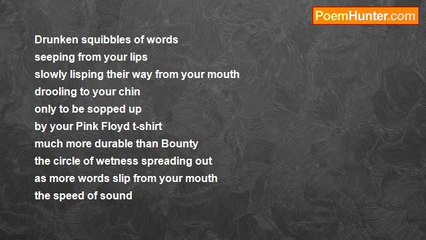 Bridget Bush - Your drunken philosophy