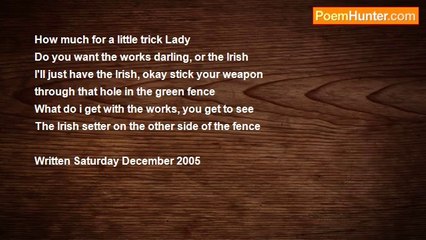 allan james saywell - My Irish Trick