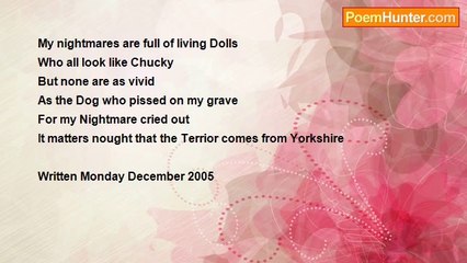 allan james saywell - My Nightmare Was Called Yorkshire Terrior