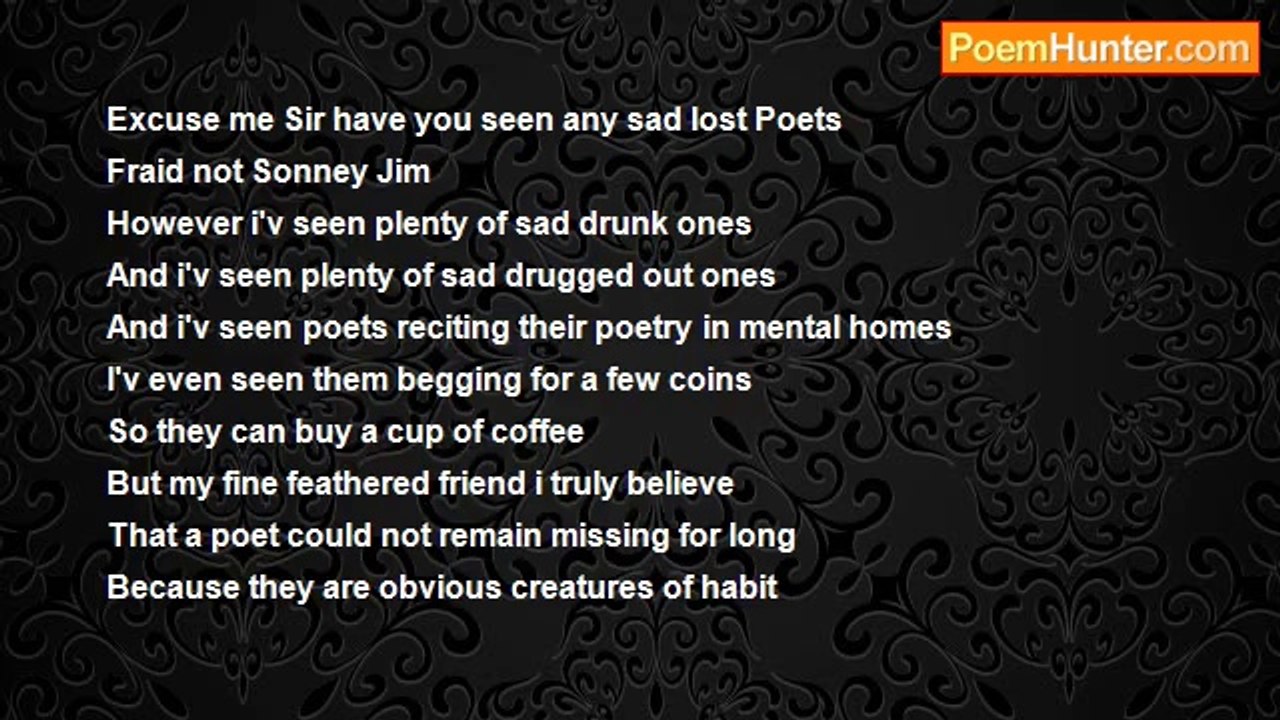allan james saywell - Sad Cases And Missing Poets