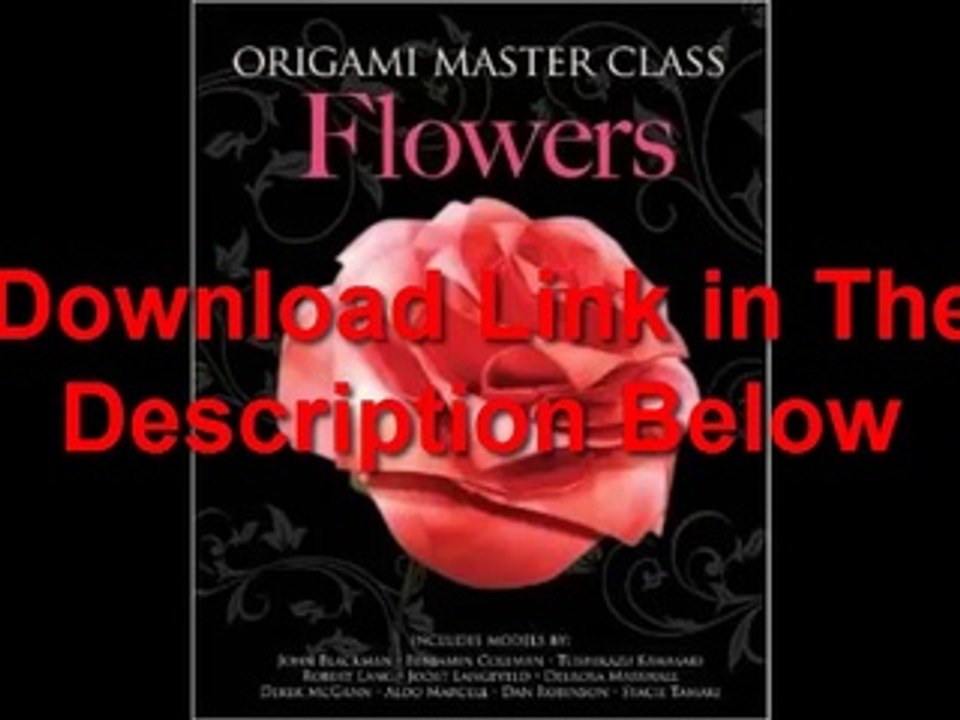 [FREE eBook] Origami Master Class: Flowers by Marcio Noguchi