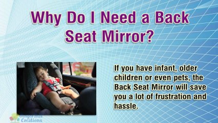 The Back Seat Mirror - Say Goodbye to the Back Seat Shenanigans