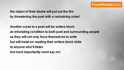 Daniel Hooks - sometimes I think being a poet is a curse!