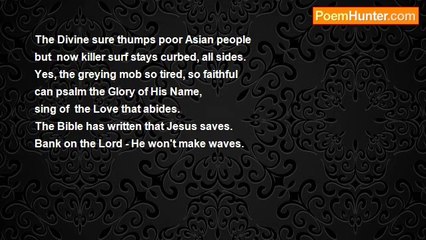 Shelley Byron Keats - Tsunami:  one year and one day