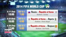 2014 World Cup Brazil Outlook for Korean squad, corporate marketing underway