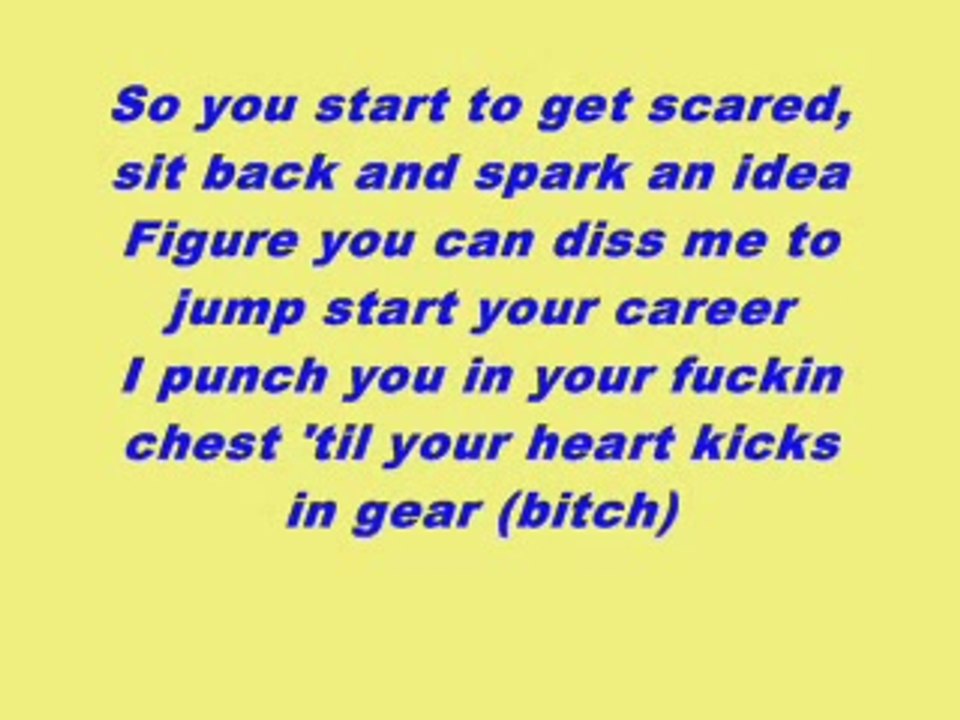 Eminem - Quitter (Lyrics / Paroles)
