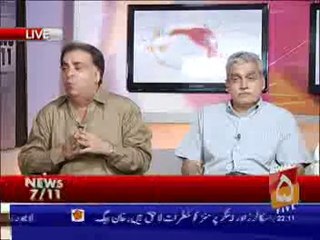 Kashif Bashir Khan on channel 5 on 12-6-14 on Gen Musharaf