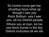 Eminem - Welcome to Detroit City (Lyrics / Paroles)