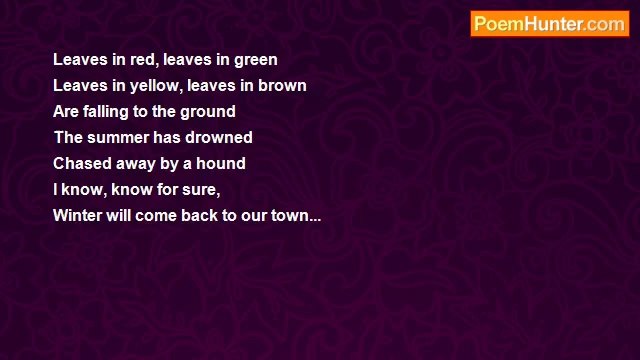 Sarah Mohr - The Winter is comming to Town