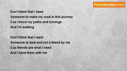 Vidushi Khera - Don't Think That I...