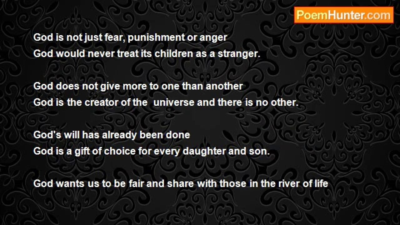 AHO Speaks - God, Universal, Holy, Living, Loving, Fair, Creator, One