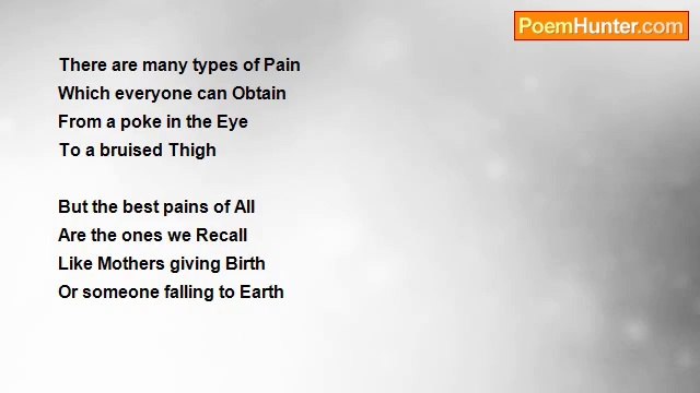 David Darbyshire - Pain, to which most people complain