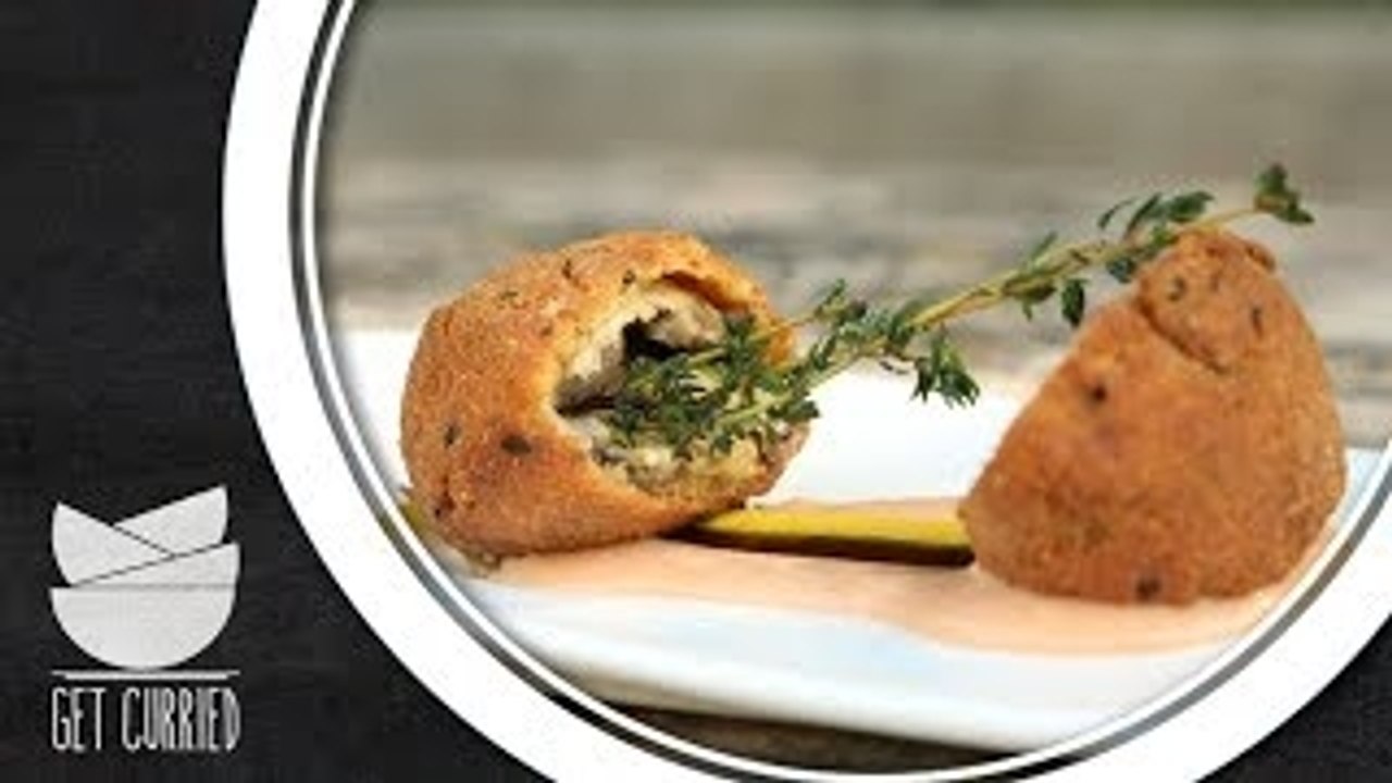 Crumb Fried Mushrooms - Stuffed Mushroom Recipe...